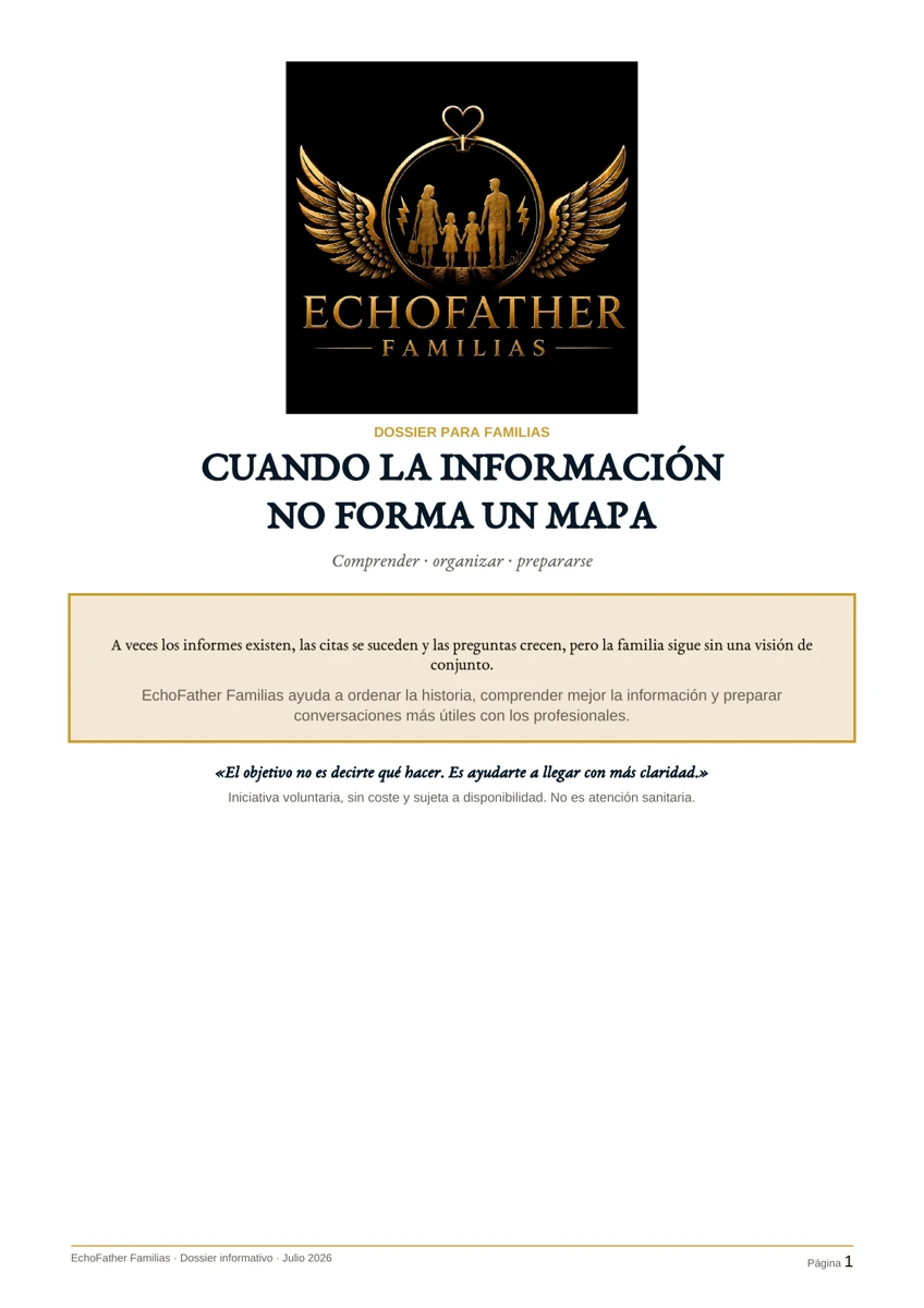 Portada del dossier EchoFather Familias