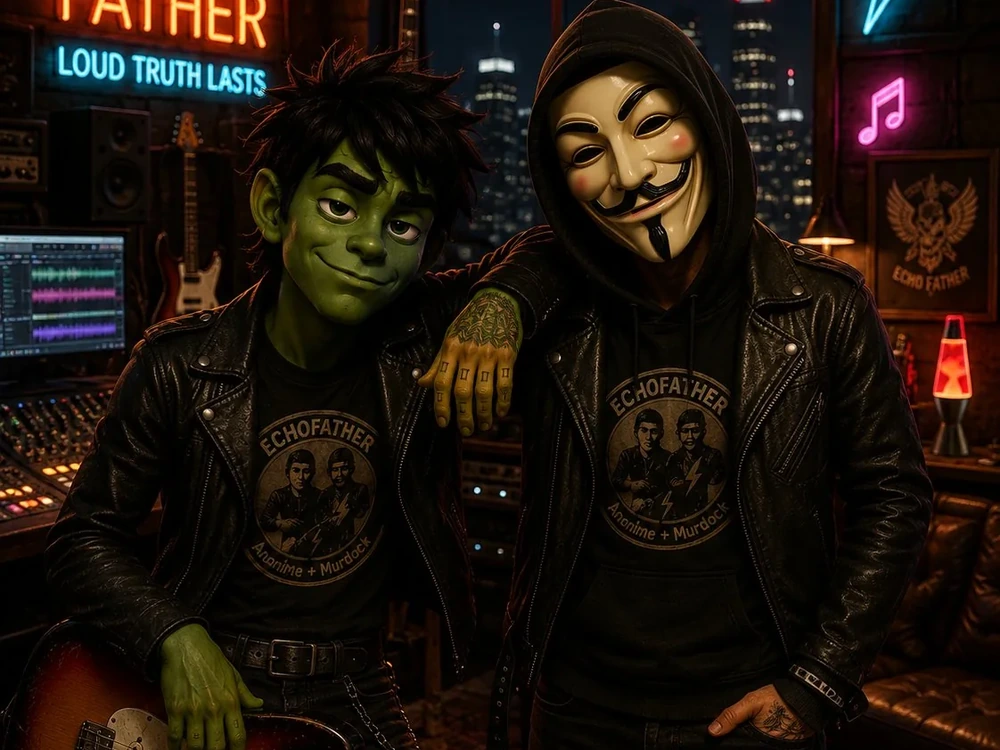 AnoniMe and Murdock, the EchoFather creative universe