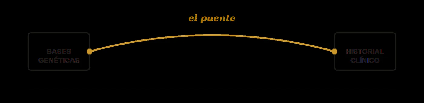 Puente entre bases genéticas e historial clínico