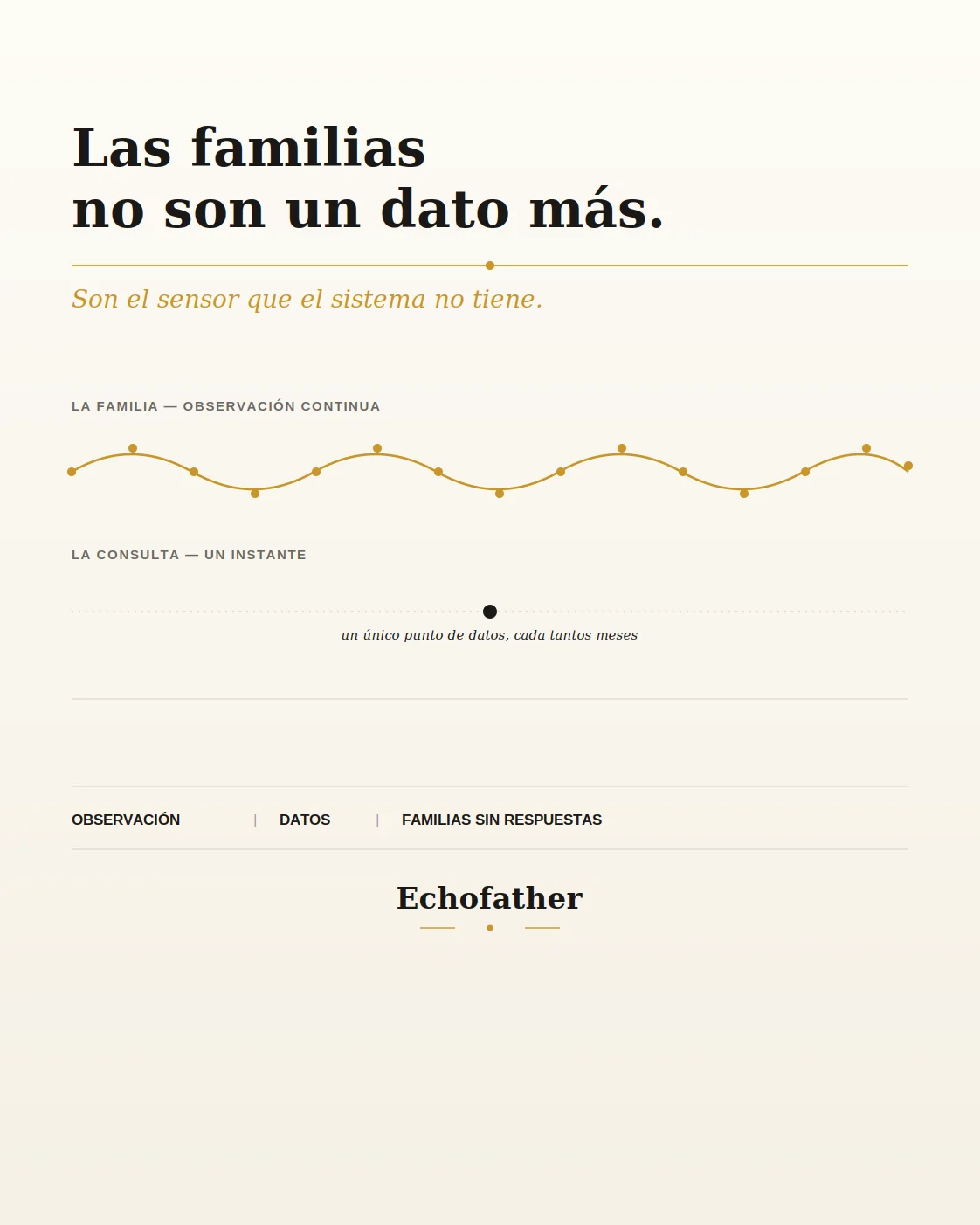 Las familias no son un dato más